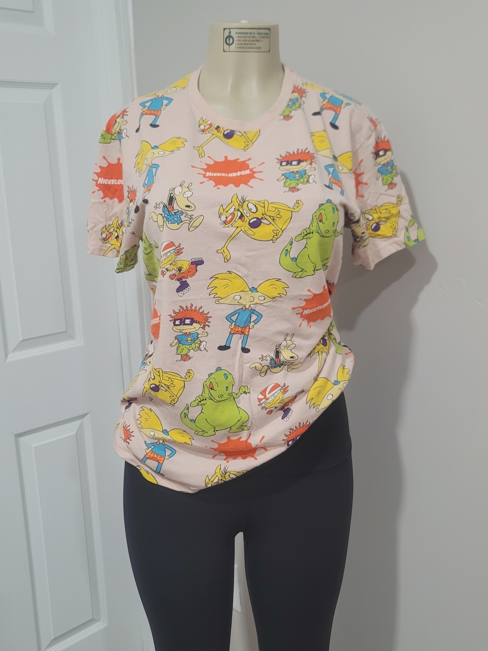 Nickelodeon Rugrats Pink Graphic Kids Tee